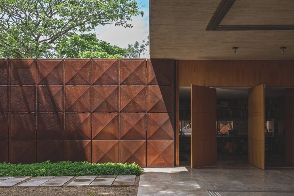 Como fazer a manutenção do aço 3 Fachada Aco corten