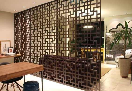 7 ideias com divisórias de ambientes em metal para te inspirar! 4 divisorias de metal